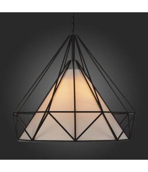 SL233.403.01 Светильник подвесной ST-Luce Черный/Черный, Белый E27 1*60W PALIEDRO-foto3