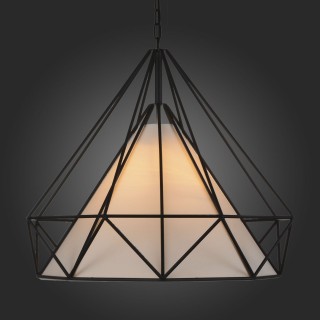 SL233.403.01 Светильник подвесной ST-Luce Черный/Черный, Белый E27 1*60W PALIEDRO-foto3