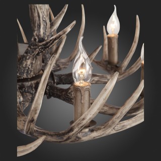 SL154.703.12 Люстра подвесная ST-Luce Серый E14 12*40W CORNA-foto11