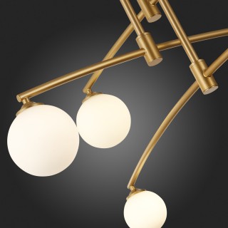 SL1208.302.06 Светильник потолочный ST-Luce Золотистый/Белый G9 6*5W SEMBRARE-foto9