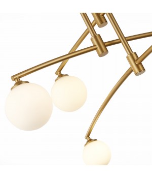 SL1208.302.06 Светильник потолочный ST-Luce Золотистый/Белый G9 6*5W SEMBRARE-foto3