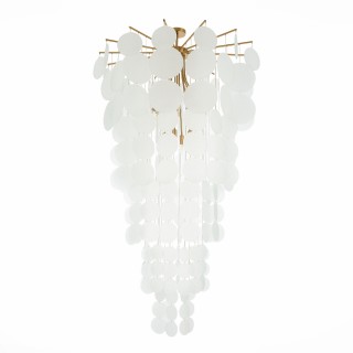 SL1231.303.12 Люстра подвесная ST-Luce Латунь/Белый E14 12*60W Vittoria-foto2