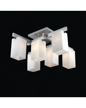 SL541.102.06 Люстра потолочная ST-Luce Никель/Белый E27 6*40W CASET-foto2