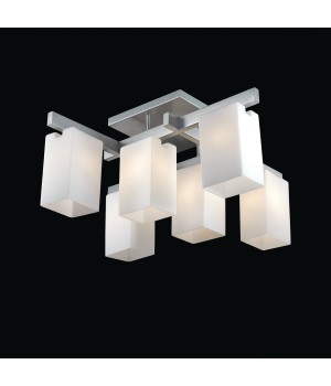 SL541.102.06 Люстра потолочная ST-Luce Никель/Белый E27 6*40W CASET-foto2