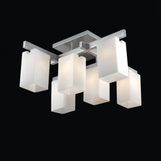 SL541.102.06 Люстра потолочная ST-Luce Никель/Белый E27 6*40W CASET-foto2