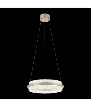 SL383.203.01 Светильник подвесной ST-Luce Золотистый/Золотистый, Прозрачный LED 1*34W 3000K CHERIO-foto6