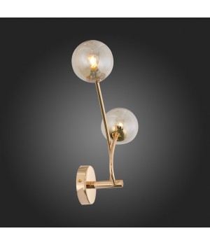 SL435.201.02 Бра ST-Luce Золотистый/Коньячный G9 2*5W PARLLAONE-foto8