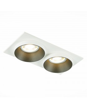 ST206.528.02 Св-к встр. Белый GU10 2*50W IP20 L175xW92xH38 220V Без ламп CHOMIA-foto3