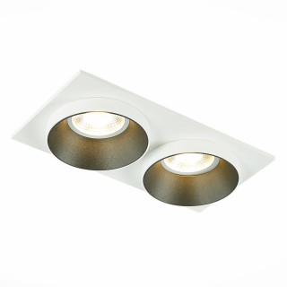 ST206.528.02 Св-к встр. Белый GU10 2*50W  IP20 L175xW92xH38 220V Без ламп CHOMIA-foto3