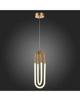 SL1579.303.02 Подвес ST-Luce Латунь/Латунь, Белый LED 2*14W 3000K MOFISTO-foto7