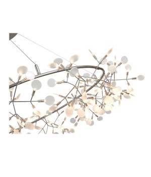 SL379.103.216 Люстра подвесная ST-Luce Серебристый/Белый LED 216*0,5W 3500K RAFINA-foto11