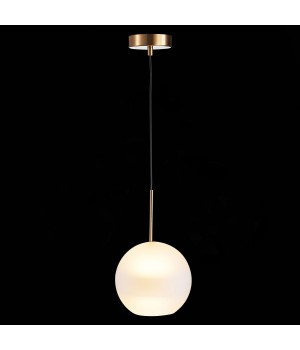 SL1133.533.01 Светильник подвесной ST-Luce Латунь/Белый E27 1*40W BOPONE-foto3