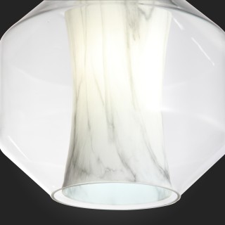 SL1169.113.01 Подвес ST-Luce Черный/Прозрачный, Белый E27 1*40W MARMO-foto9