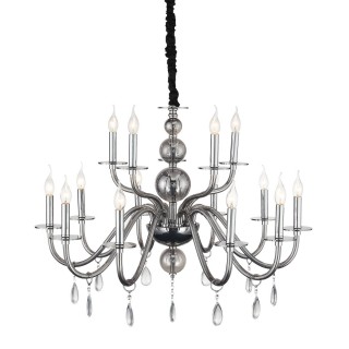 SL1113.403.15 Люстра подвесная ST-Luce Хром, Дымчатый, Прозрачный E14 15*40W SIEMA-foto13