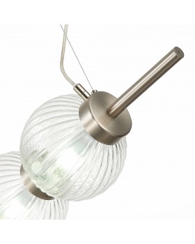 SL1155.113.03 Светильник подвесной ST-Luce Никель/Прозрачный E14 3*40W MARENA-foto10