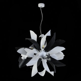 SL453.453.06E Люстра подвесная ST-Luce Черный, Белый/Черный, Белый E14 6*40W SPIRAGLIO-foto4