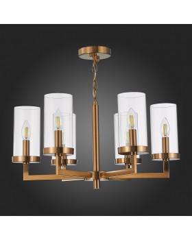 SL1171.303.06 Люстра подвесная ST-Luce Латунь/Прозрачный E14 6*40W MASINE-foto6