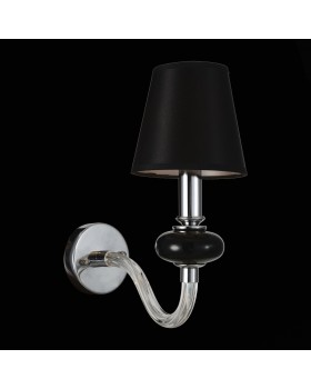 SL654.401.01 Бра ST-Luce Хром, Черный, Прозрачный/Черный E14 1*40W LUME-foto2