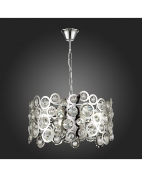 SL1103.103.08 Светильник подвесной ST-Luce Хром/Прозрачный,Хром E14 8*60W LETINA-foto6