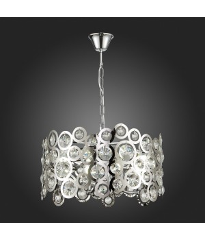 SL1103.103.08 Светильник подвесной ST-Luce Хром/Прозрачный,Хром E14 8*60W LETINA-foto6