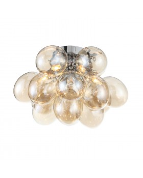 SL432.202.06 Люстра потолочная ST-Luce Хром/Коньячный G9 6*5W SOSPIRO-foto2