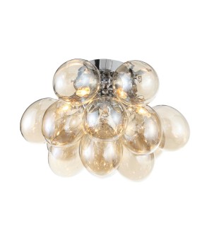 SL432.202.06 Люстра потолочная ST-Luce Хром/Коньячный G9 6*5W SOSPIRO-foto2