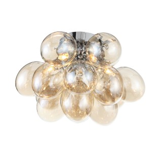 SL432.202.06 Люстра потолочная ST-Luce Хром/Коньячный G9 6*5W SOSPIRO-foto2