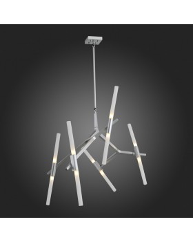 SL947.102.10 Люстра потолочная ST-Luce Серебристый/Белый G9 10*5W LACONICITA-foto3