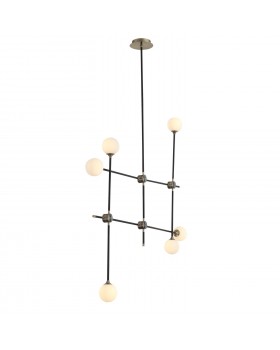 SL429.403.06 Светильник подвесной ST-Luce Черный, Золото/Белый G9 6*5W BASTONCINO-foto2