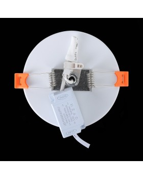 ST104.502.06 Светильник потолочный Белый LED 1*6W 3000K 468Lm Ra>80 120° IP20 D110xH20 170-240V CIAMELLA-foto6