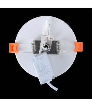 ST104.502.06 Светильник потолочный Белый LED 1*6W 3000K 468Lm Ra>80 120° IP20 D110xH20 170-240V CIAMELLA-foto6