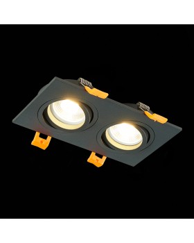 ST251.408.02 Св-к встр. Черный GU10 2*50W IP20 L170xW92xH27 220V Без ламп ST251-foto4