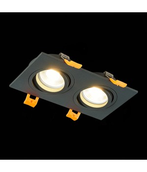 ST251.408.02 Св-к встр. Черный GU10 2*50W IP20 L170xW92xH27 220V Без ламп ST251-foto4