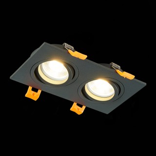 ST251.408.02 Св-к встр. Черный GU10 2*50W  IP20 L170xW92xH27 220V Без ламп ST251-foto4