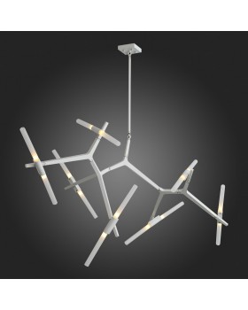 SL947.102.14 Люстра потолочная ST-Luce Серебристый/Белый G9 14*5W LACONICITA-foto15
