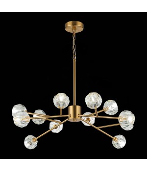 SL1166.303.12 Светильник подвесной ST-Luce Латунь/Прозрачный G9 LED 12*5W ROMANO-foto9