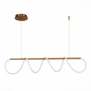 SL6102.303.45 Светильник подвесной ST-Luce Латунь/Белый LED 1*45W 4000K Sagrato-foto2