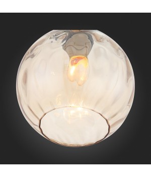 SL374.313.01 Подвес ST-Luce Черный/Янтарный E27 1*40W BACINETO-foto8