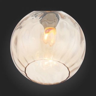 SL374.313.01 Подвес ST-Luce Черный/Янтарный E27 1*40W BACINETO-foto8