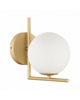 SL1148.301.01 Светильник настенный ST-Luce Латунь/Белый G9 1*5W CODDA-foto2