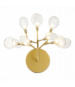 SL411.201.09 Бра ST-Luce Золотистый/Прозрачный G4 9*1,5W RICCARDO-foto3
