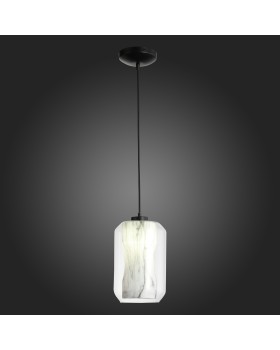 SL1169.103.01 Подвес ST-Luce Черный/Прозрачный, Белый E27 1*40W MARMO-foto7