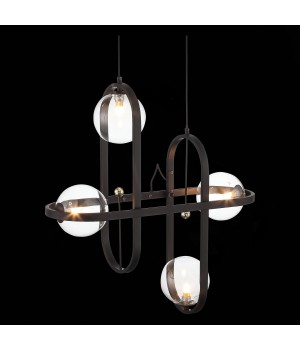 SL1201.403.04 Светильник подвесной ST-Luce Черный/Прозрачный G9 4*5W CIRCONO-foto6