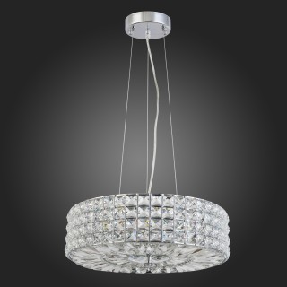 SL748.103.04 Люстра подвесная ST-Luce Хром/Прозрачный E14 4*60W DISCO-foto8