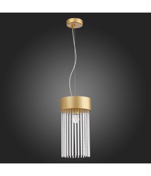 SL1225.203.01 Светильник подвесной ST-Luce Золотистый/Золотистый, Прозрачный E27 1*60W CONTATTO-foto8