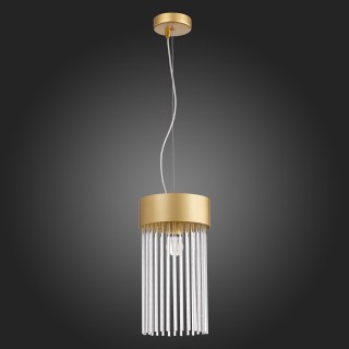 SL1225.203.01 Светильник подвесной ST-Luce Золотистый/Золотистый, Прозрачный E27 1*60W CONTATTO-foto8