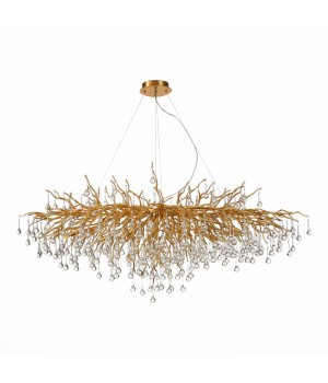 SL1651.203.15 Люстра подвесная ST-Luce Золотистый/Золотистый G9 15*5W Anzio-foto2