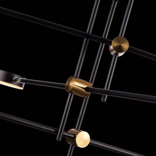 SL1604.432.06 Светильник потолочный ST-Luce Черный, Латунь/Черный LED 6*5W 3000K RODRIGO-foto7