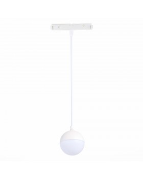ST358.543.07 Магнитный трековый светильник подвесной белый LED 1*7W 4000K 520Lm Ra>80 120° IP20 D90xH90 48V PIBOLE-foto3