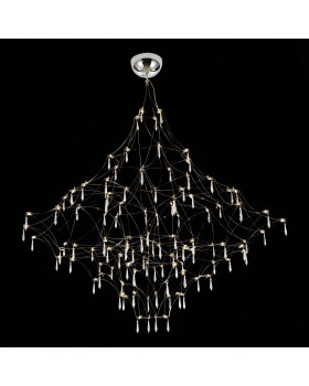 SL797.103.114 Люстра подвесная ST-Luce Хром, Прозрачный LED 114*0,45W 3200K GRAVETTA-foto9